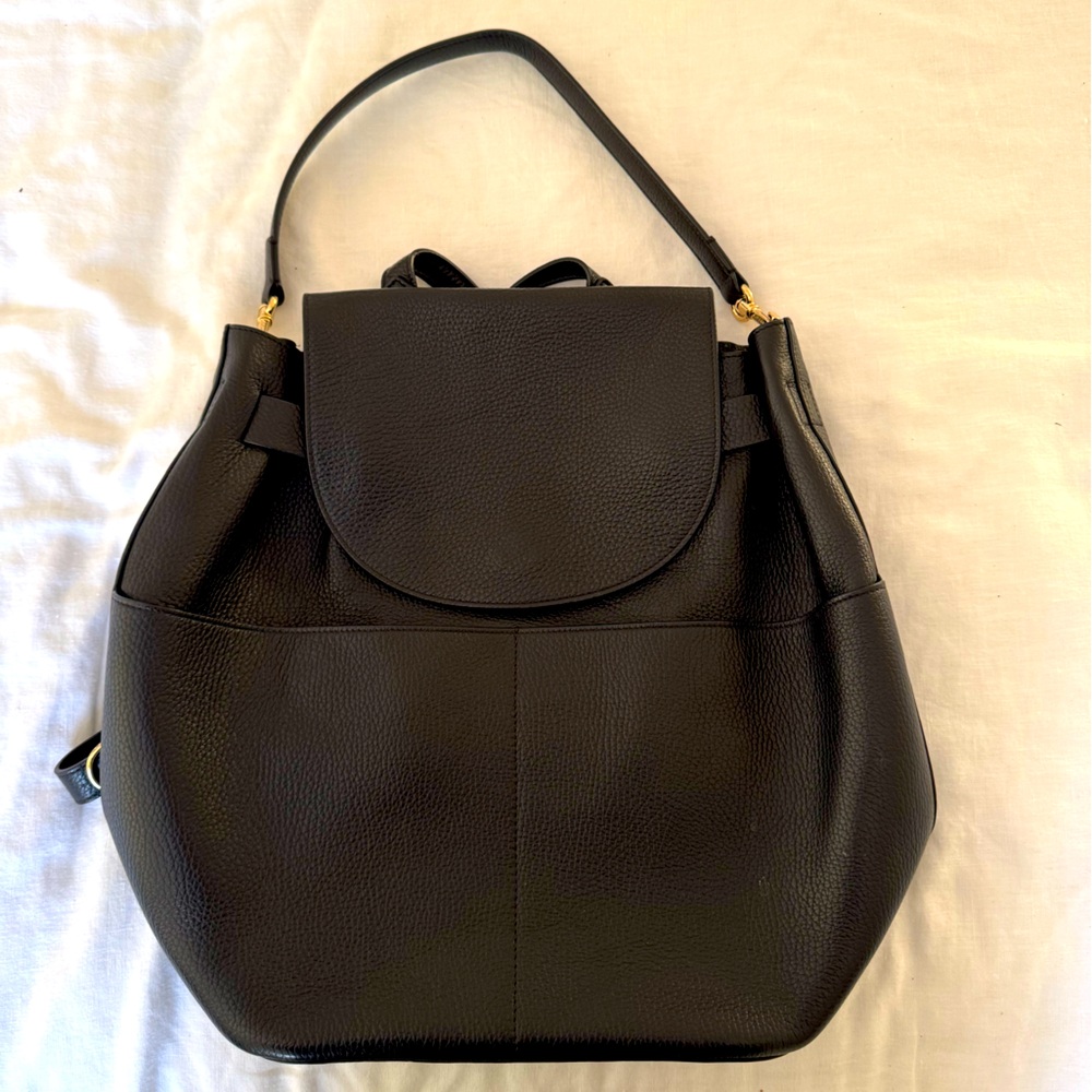 Cuyana leather backpack